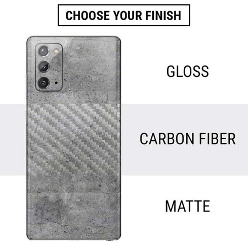 Natural Grey Concrete Galaxy Note20 5G Skin